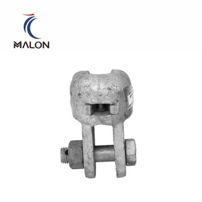 China Electrical Power Tie Fittings Power Transmission Line Eye Type Insulator String Orbit Clevis WS 16mm Eye for sale