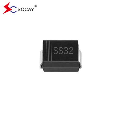 China 3A SMB Packaged Surge Schottky Barrier Rectifiers SS32B With 20V Reverse Voltage for sale