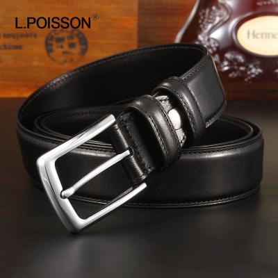 China New Arrival China Factory Genuine Cowhide Leather Belts Men Vintage Alloy Buckle Belt With Removable Buckles for sale