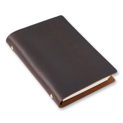 China Wholesale Student A5 A6 A7 Cheap Wholesale Hardcover School Paper Price Diary Office Business Planner Leather Loose-leaf Notebook for sale