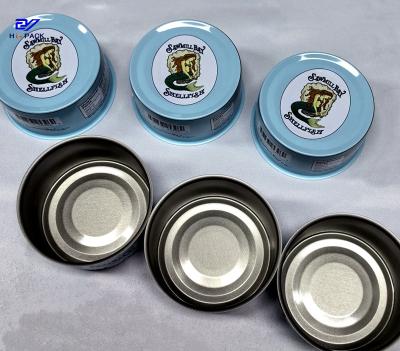 China Waterproof Beef Can Rust Proof Small Round Tin Box D65*38mm for sale