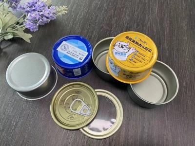 China 110ml D65*34mm Tinplate Pet Food Can For Dogs Cats Or Other Animals for sale