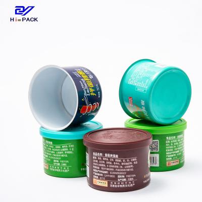 China Round Tobacco Packaging Flower Tin Can 50g Volume Child Resistant Tins for sale