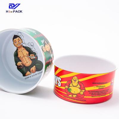 Cina D73x38mm Small Cigarette Tin 150ml Round Tin For Cigarettes in vendita