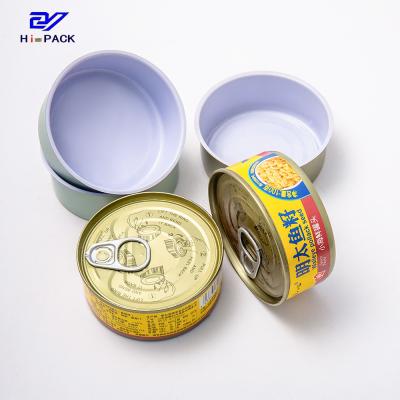 China D73x30mm Small Round Metal Containers 100ml Tall Round Tin Containers for sale