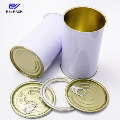 China 700ml Tall Round Tin Containers D83mm Milk Powder Tin Can For Baby Formula Food for sale