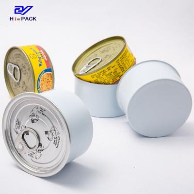 중국 Two Piece Empty Tuna Can Packed 180ml Tuna Fish Can D73*44mm 판매용