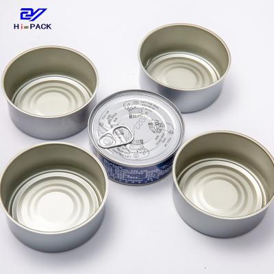 China 150ml Metal Can Tuna Can Packed With Tuna , Beef , Meat for sale