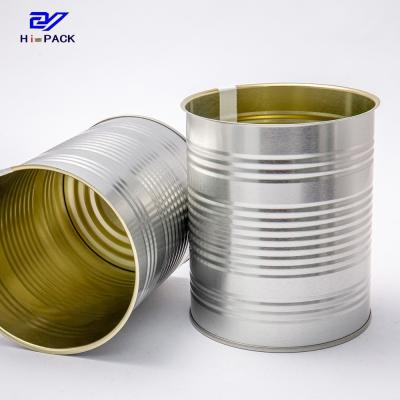 China 3000ml Big Round Tin Containers 800gsm 1000gsm Round Aluminum Tins for sale