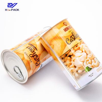 China SGS Large Round Tin Containers 700ml Metal Cans For Fruit Juices Te koop