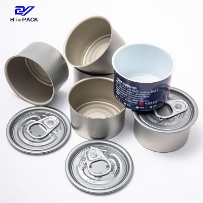 China 50g Tobacco Rectangular Tin Cans Round Easy Open Metal Tins Rectangular for sale