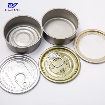 China Round Container For Cigarette Packing 50g 80g 100g Volume With Easy Open Lid for sale