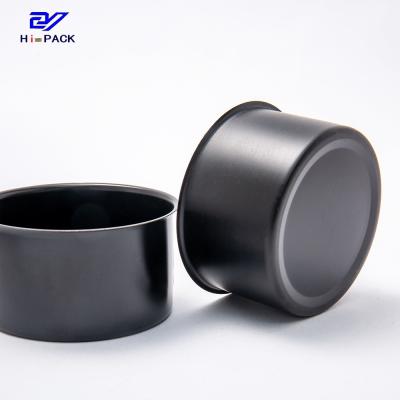 China Round Container For Cigarette Packing Factory Made 50g 80g 100g Volume With Lid for sale