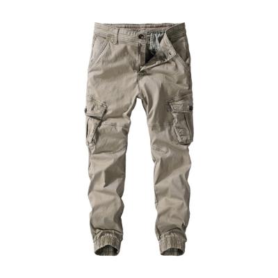 China 2021 fashion anti-static casual coveralls for men and teenagers spring and autumn zipper legs outdoor sports pants for sale