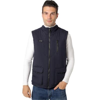 China QUICK DRY new high quality safety cotton waistcoat heating young men's leisure loose outdoor travel cargo warm vest for sale