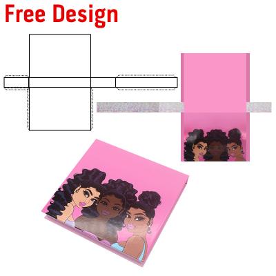 China Lahes Natural Acrylic Lashcases Lashbook Lashpackaging Custom Makeup Lashbox Long Tote for sale