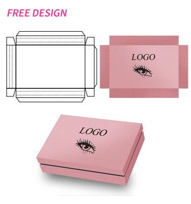 China New Style Private Label Style Custom Packaging Popular Natural Logo Lash 25MM 3D Mink False Eyelash Vendor With Private Box With for sale