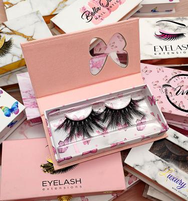 China From time to time up to 25-30 real Siberian 25 mm 5D 3D Mink Fluffy Eyelash With Magnetic Mink Eyelashes 100% wholesale box for sale