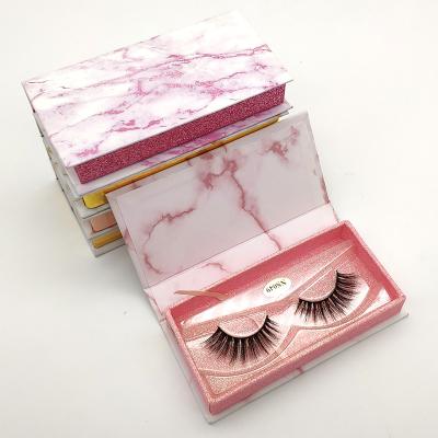 China Long Natural Wholesale Private Label Create Own Handmade Faux Vegan 3D 13-15mm Mink Lashes Silk Eyelashes With Packaging Box From Brand Seller for sale