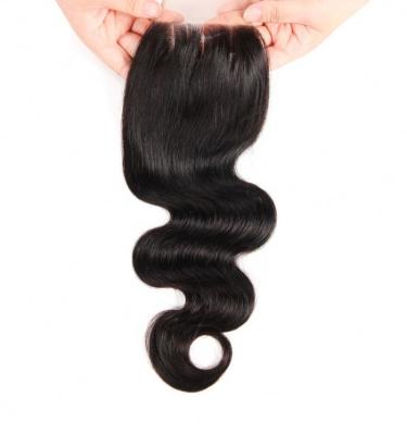 China Body Wave China Vendor 4x4 Lace Closure Brazilian Mink Virgin Cuticle Aligned Hair Hair Extension Wholesale Free Shipping for sale