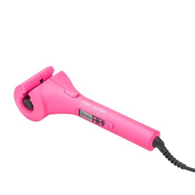 China All New Design Cordless Hair LCD Show Automatic Portable Hair Curler Radio Hair Curling Iron for sale