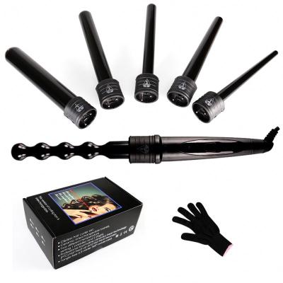 China 5 barrels to meet your different curl style needs 6 in 1 new professional electric hair curler hair curler set for sale