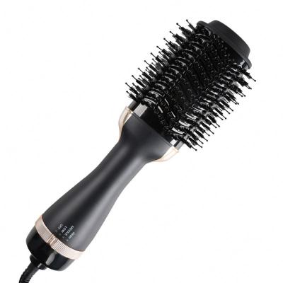 China Capelli Round Rotante Spazzola Comb Electric Oval Hair Dryer Straightener One Step And Volumizer Salon Hair In 1 Blow Dryer Brush for sale