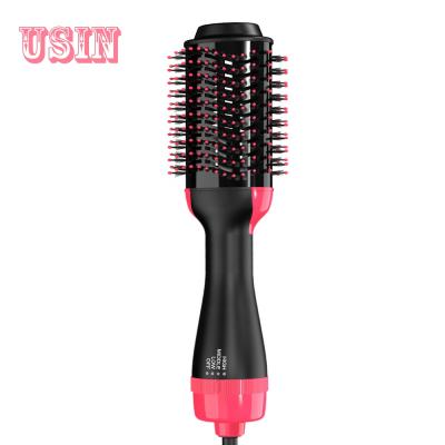 China One Stage Professional Hair Dryer Brush Hot Air Dryer Hair Straightener Multifunctional Ionic Portable Electric Blowdryer Brush for sale