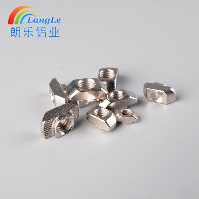 China High Strength Alloy Steel T Slot Nuts Hamer Head LE-PJS-M6 / M8 for sale