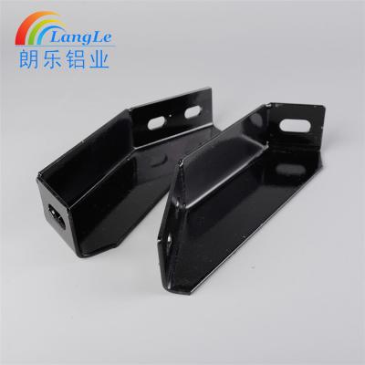 China Standard Aluminium Profile Accessories , Metal Screw Pipe Angle Brackets for sale