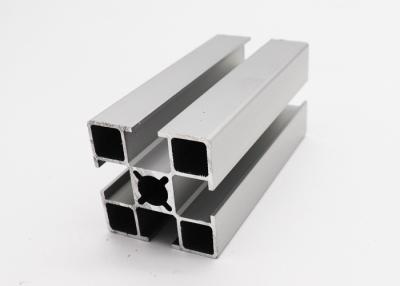 China 8 Mm Width T Slot Aluminium Profile 40X40 Wooden Grain Apply To Machinery Guard for sale