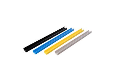 China Multiple Color T Slot Plastic Cover Strips 6 Mm Cutting Deep Processing for sale