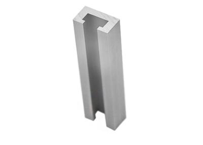 China OEM Silver Aluminum Tee Extrusion, T Slot Aluminum Framing For Glass Railing for sale