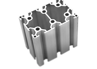 China Silver Anodized Industrial Aluminium Profile Square Shape 0.53-3.86kg/ Meter Weight for sale