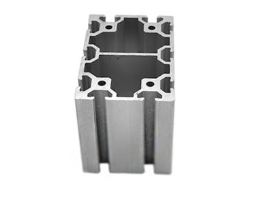 China Silver Aluminium Extruded Profiles / V Slot Extrusion For Machine Guards for sale