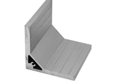 China T5 Aluminum Alloy Aluminum Corner Trim Profile Silver Anodized For Frame for sale