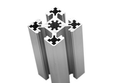 China Black Anodized Alloy V-slotted 45X45 Aluminium T Slot Extrusion Good Quality Square Shape Aluminum Profile for sale