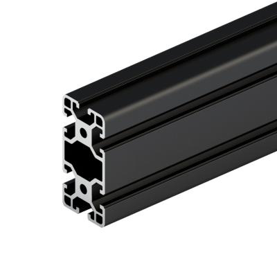 China Disipador de calor industrial anodizado negro de aluminio 6063 de la aleación de la protuberancia de la fuente de alta calidad de la fábrica en venta