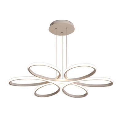 China #*New Modern luxury flower shape chandelier banquet hall lighting ceiling lamp for sale