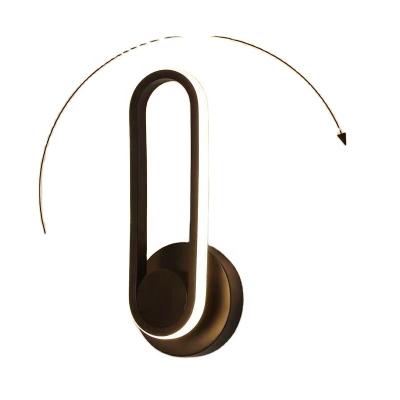 China High Quality Minimalist Wall Light Hotel Room Sales Wall Sconce Light Hot Customer Recommended Linear Round Wall Light for sale