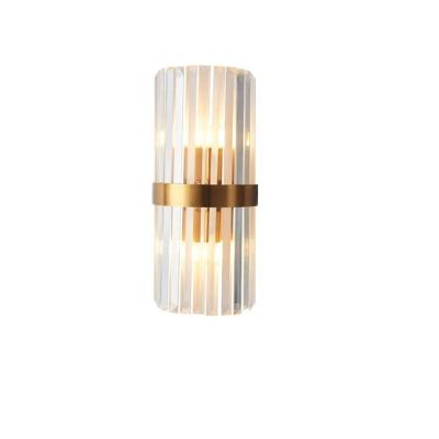 China Hot Selling High Quality Modern Round Glass Wall Decor Wall Light Luxury Modern Designed Led Light For Wall for sale