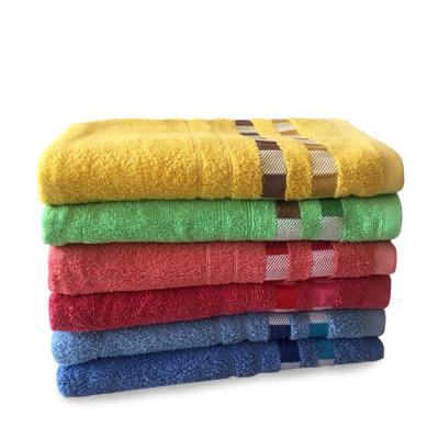 China Compressed High Quality Soft And Comfortable Bath Towels 100% Cotton for sale