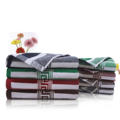 China Saling Good Quality QUICK DRY Warm Striped Beach Towel for sale