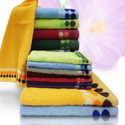 China QUICK DRY Color Hotel Hand Face Face Sample Available Customized Bath Towel Sets Wholesale for sale