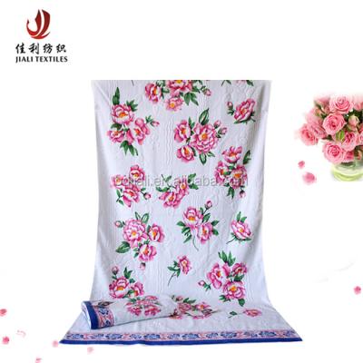 China Wholesale Custom Print QUICK DRY Custom Beach Towel For Cotton Beach Towel for sale