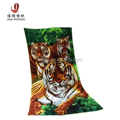 China QUICK DRY Factory Printed Your Own Picture Romantic Microfiber Beach Towel for sale