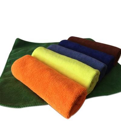 China Wholesale QUICK DRY Microfiber Polyamide Towel 80% Polyester 20% Cheap Custom Kitchen Tea Towels Dish Cloth for sale