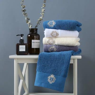 China New Style Luxury Hotel QUICK DRY Face Towel With Embroidery Logo, Bath Towel Sets for sale