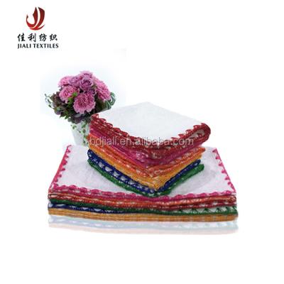 China Wholesale china plain high quality plain white 100% cotton handkerchief for sale