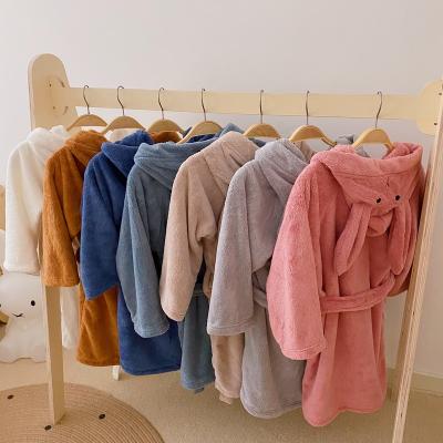 China Hot-selling QUICK DRY hotel bathrobe with luxury flannel material, baby bathrobe for sale